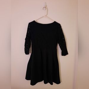 Bluenotes black lace dress